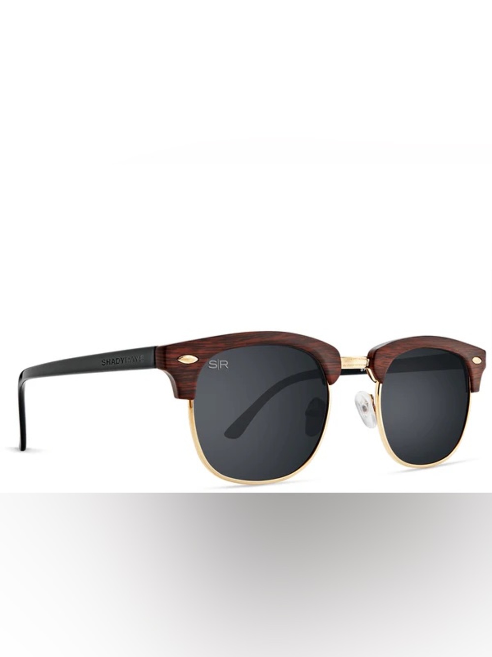 Shady Rays Oakmont Timber Polarized Woodgrain Sunglasses - Picture 5 of 6
